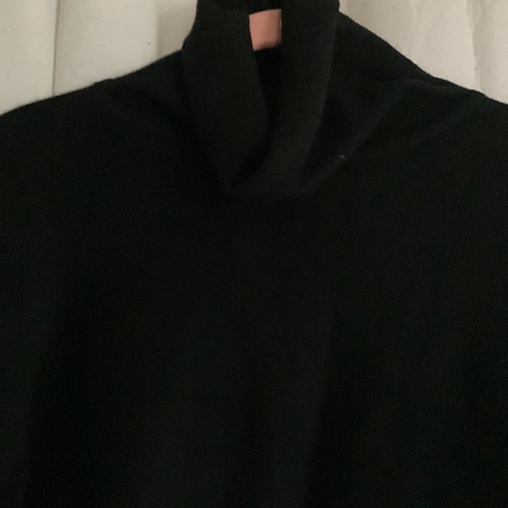 Hugo Buscati Collection Black Turtleneck Cashmere Sweater S - Picture 3 of 11